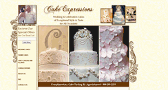 Desktop Screenshot of cakeexpressions.com